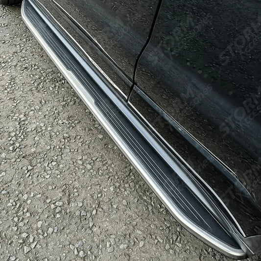 Dynamic STX Style Running Boards Side Steps Pair For Range Rover Evoque L538 - 2011 - 2019