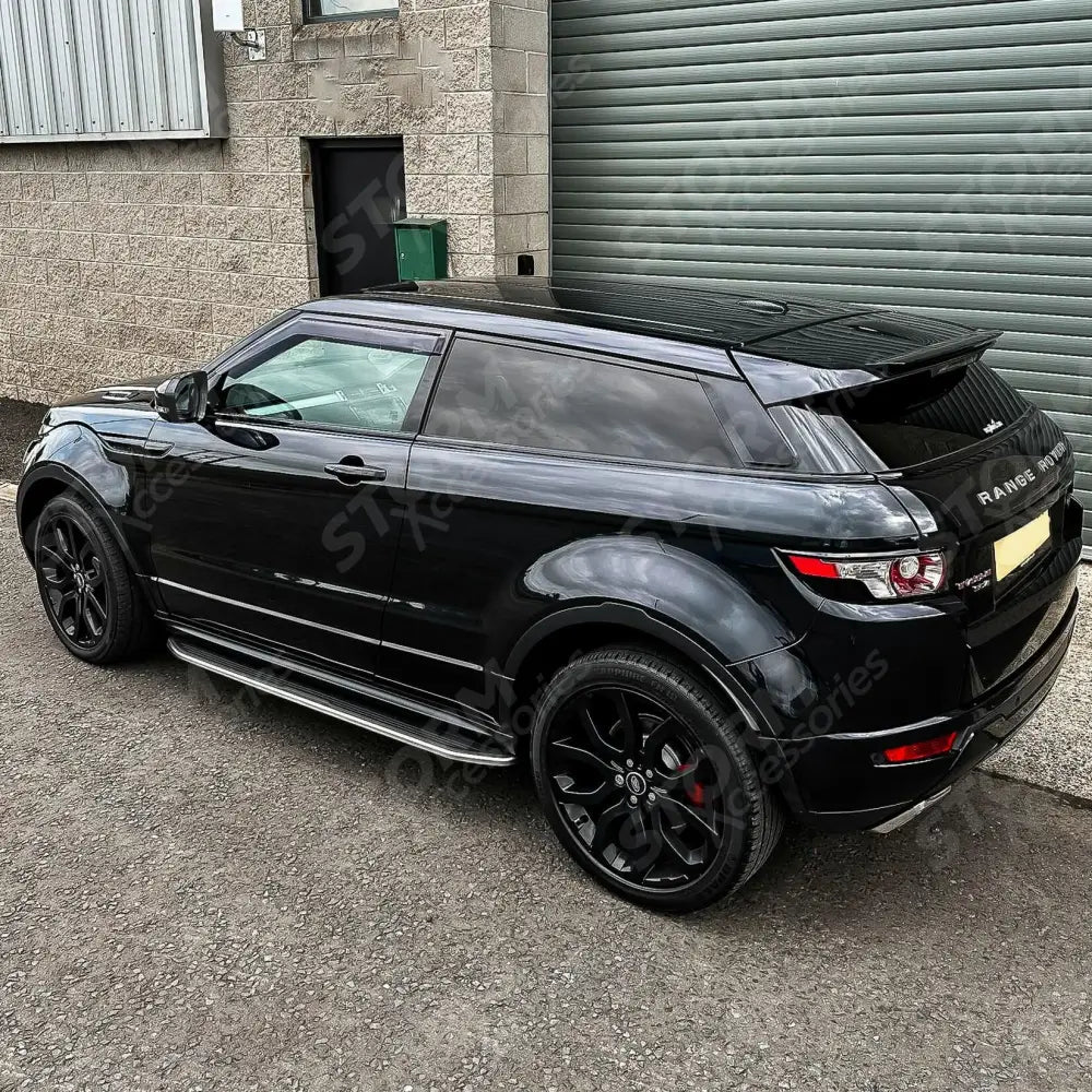 Dynamic STX Style Running Boards Side Steps Pair For Range Rover Evoque L538 - 2011 - 2019