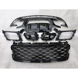 Dynamic Upgrade Kit Grille, Side Vents, Bumper Additions Black For Range Rover Velar 2017 On - L560