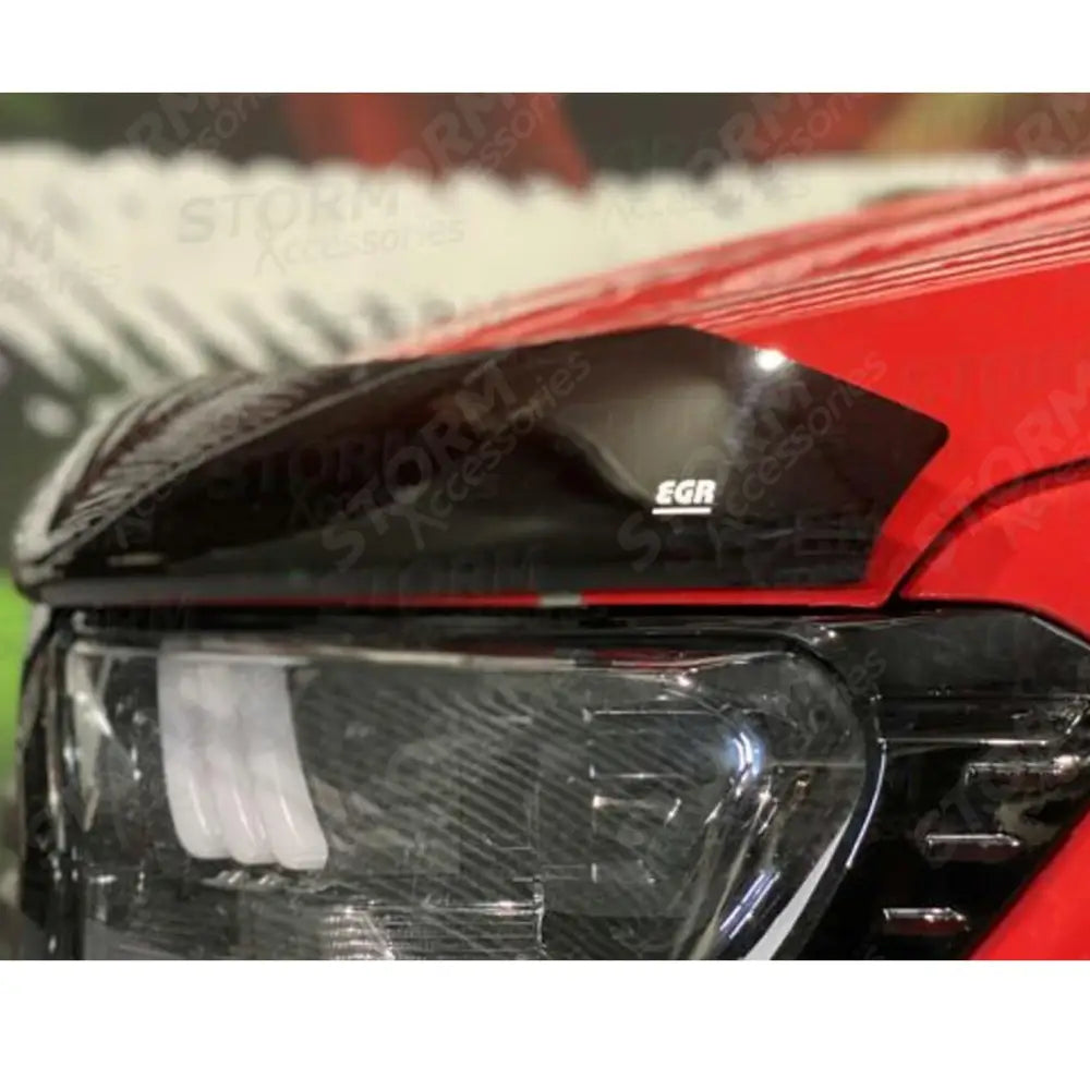 Egr Bonnet Guard Protector Dark Smoke For Ford Ranger T6 2016-2022