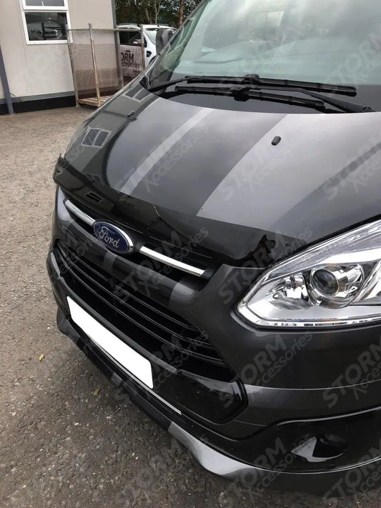 Egr Dark Smoke Bonnet Guard Protector For Ford Transit Custom 2013-2017