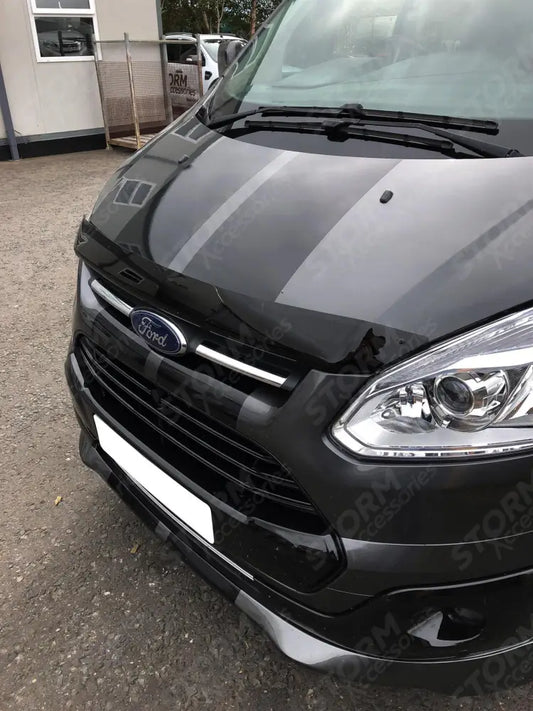Egr Dark Smoke Bonnet Guard Protector For Ford Transit Custom 2013-2017