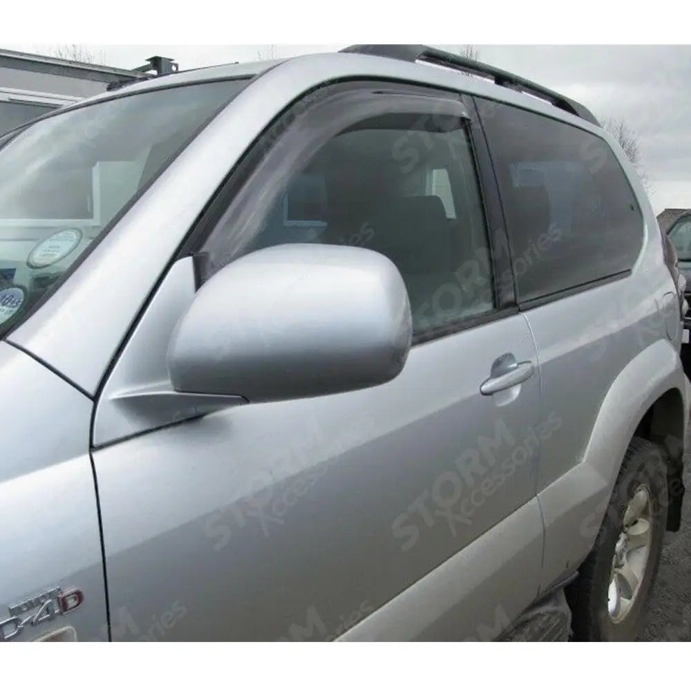 Egr Front Wind Deflectors External Fit For Toyota Landcruiser Lc120 2003-2009