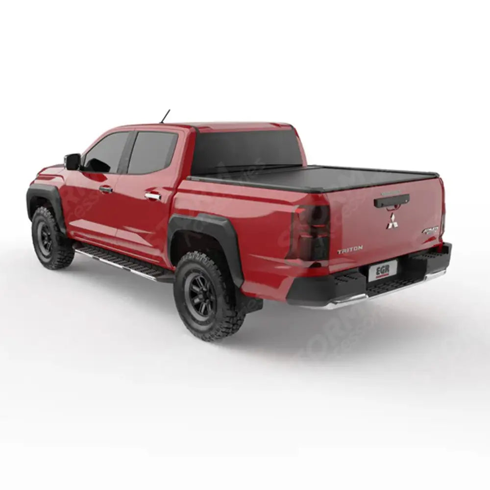 EGR Load Shield Aluminum Tonneau In Black For Mitsubishi L200 2024+ Double Cab - Tonneau Covers
