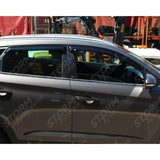 Egr Quad Wind Deflectors Dark Smoke For Hyundai Tucson 2016 On