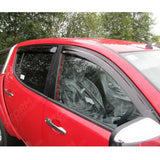 Egr Quad Wind Deflectors External Fit For Mitsubishi L200 Double Cab 2006-2015