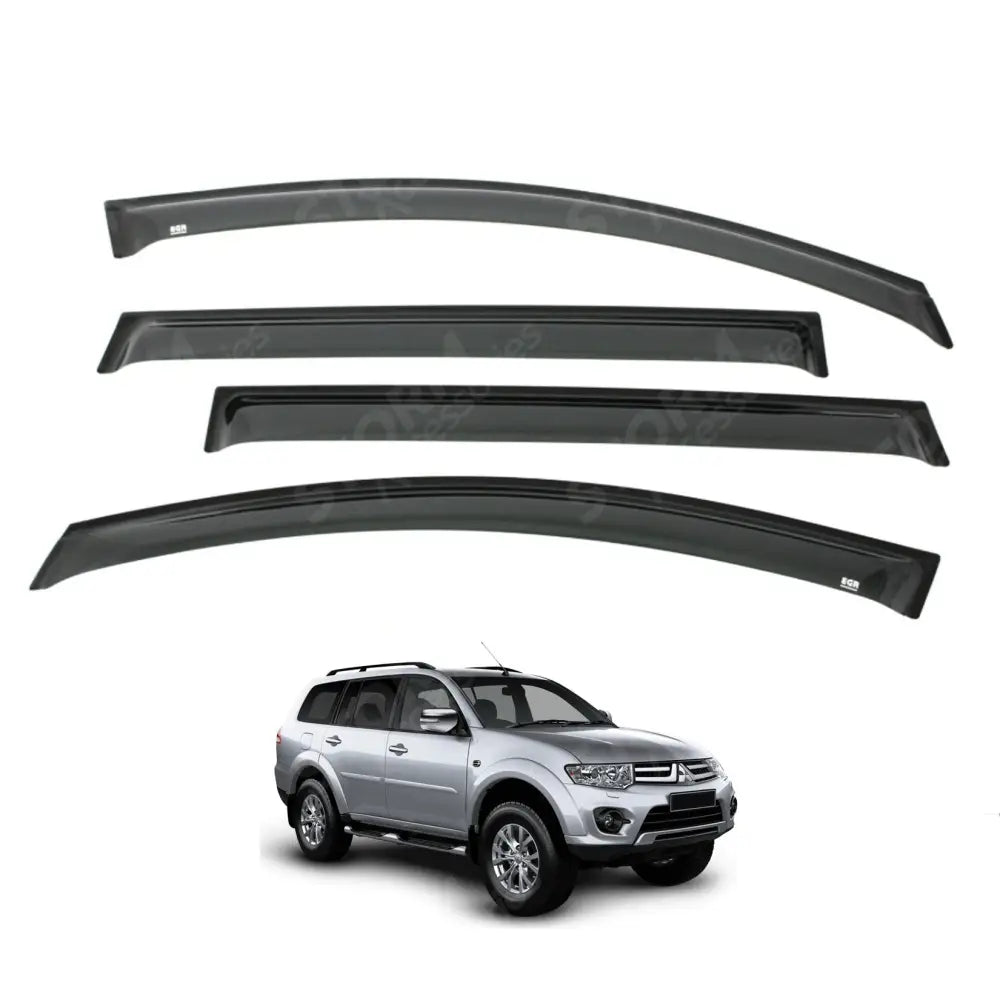 EGR Quad Wind Deflectors - External Fit For Mitsubishi Shogun Sport 2008-2016