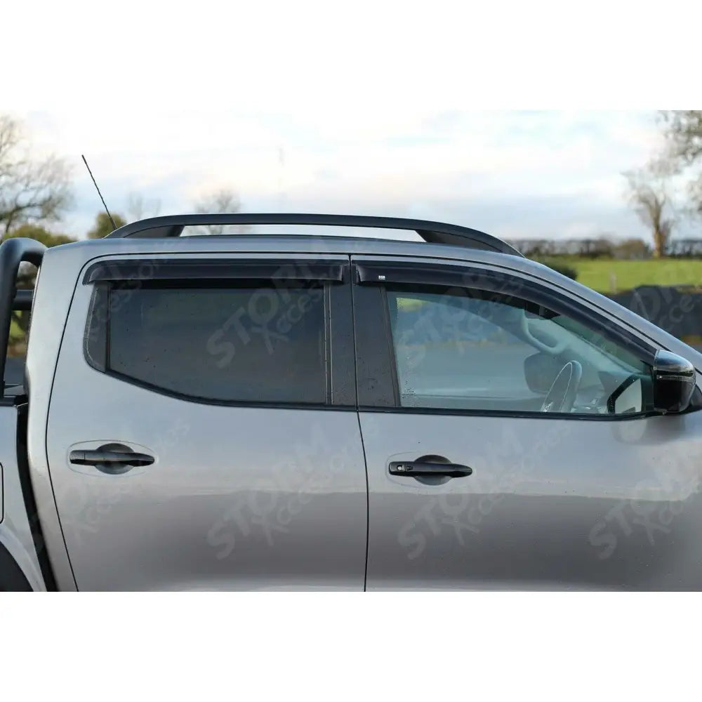 Egr Quad Wind Deflectors External Fit For Nissan Navara Np300 - Mercedes X-class - 2016 On Double Cab