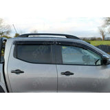 Egr Quad Wind Deflectors External Fit For Nissan Navara Np300 - Mercedes X-class - 2016 On Double Cab