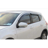 Egr Quad Wind Deflectors External Fit For Nissan Qashqai +2 2008-2013