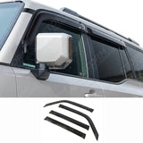 EGR Quad Wind Deflectors External Fit For Toyota Landcruiser LC250 2025 On