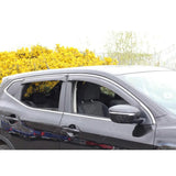 Egr Quad Wind Deflectors External For Nissan Qashqai 2014 On