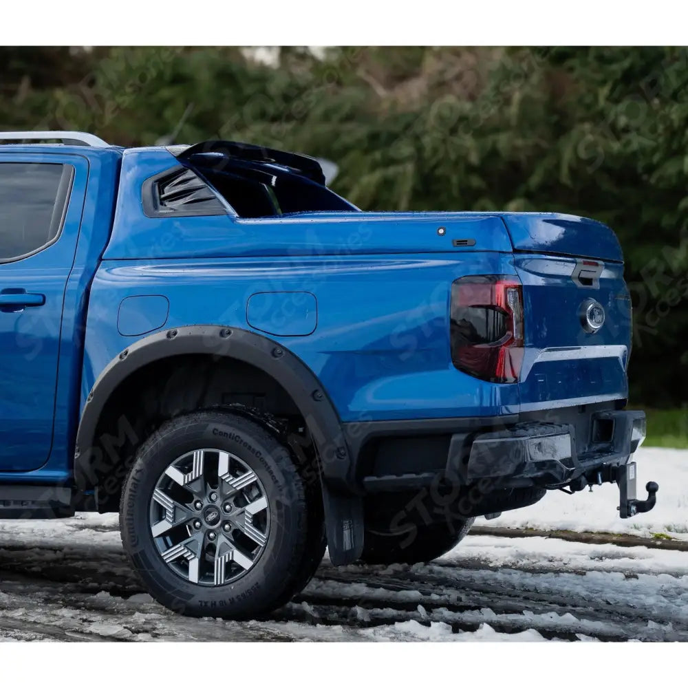 EGR Wheel Arch Kit Bolt Look Matt Black Finish 6 Pcs For Ford Ranger 2023 On Double Cab