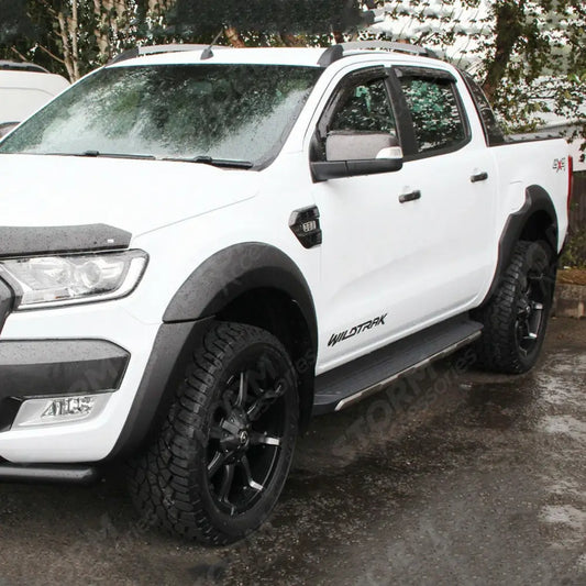 Egr Wheel Arches Arch Set Kit Matt Black Finish For Ford Ranger T6 Double Cab 2016-2019