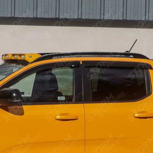 Egr Wind Deflectors External Fit Dark Smoke For Ford Ranger Double Cab & Vw Amarok 2023 On