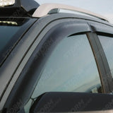 Egr Wind Deflectors External Fit Dark Smoke For Ford Ranger Double Cab & Vw Amarok 2023 On