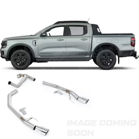 Exhaust System For Ford Ranger T9 2.3 PHEV (281PS) Milltek Downpipe Back Raptor Style