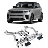Exhaust System For Range Rover Sport SV L461 2023+ - SV 4.4 V8 Milltek Sport Cat Back Carbon Tips