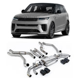 Exhaust System For Range Rover Sport SV L461 2023+ - SV 4.4 V8 Milltek Sport Cat Back Carbon Tips