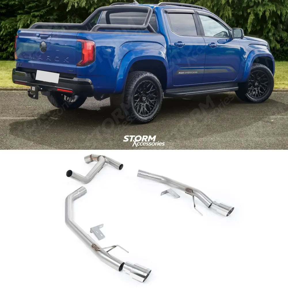 Exhaust System For Volkswagen Amarok 3.0 V6 (240ps) Milltek Cat Back