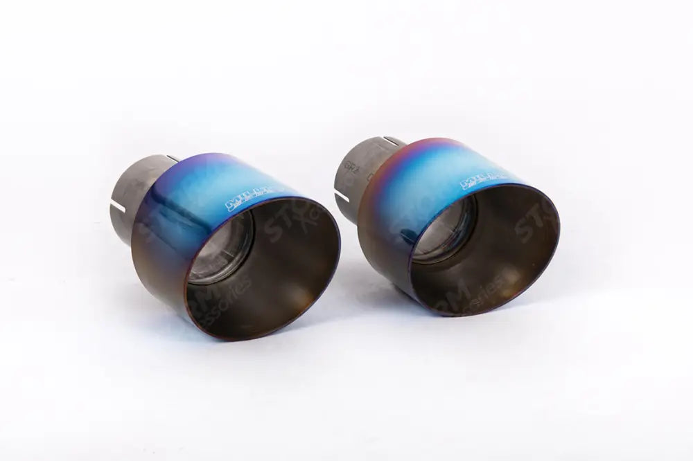 Exhaust System For Volkswagen Amarok 3.0 V6 (240ps) Milltek Cat Back Burnt Blue Titanium