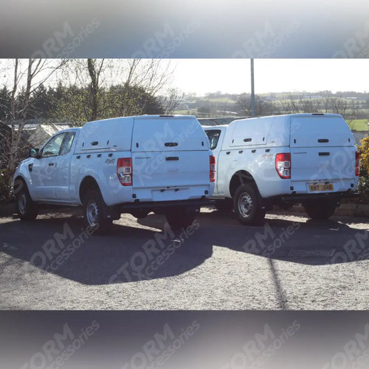 Extra Cab Ridgeback Max V2 Hardtop White 7vt For Ford Ranger T6 - 2012-2022