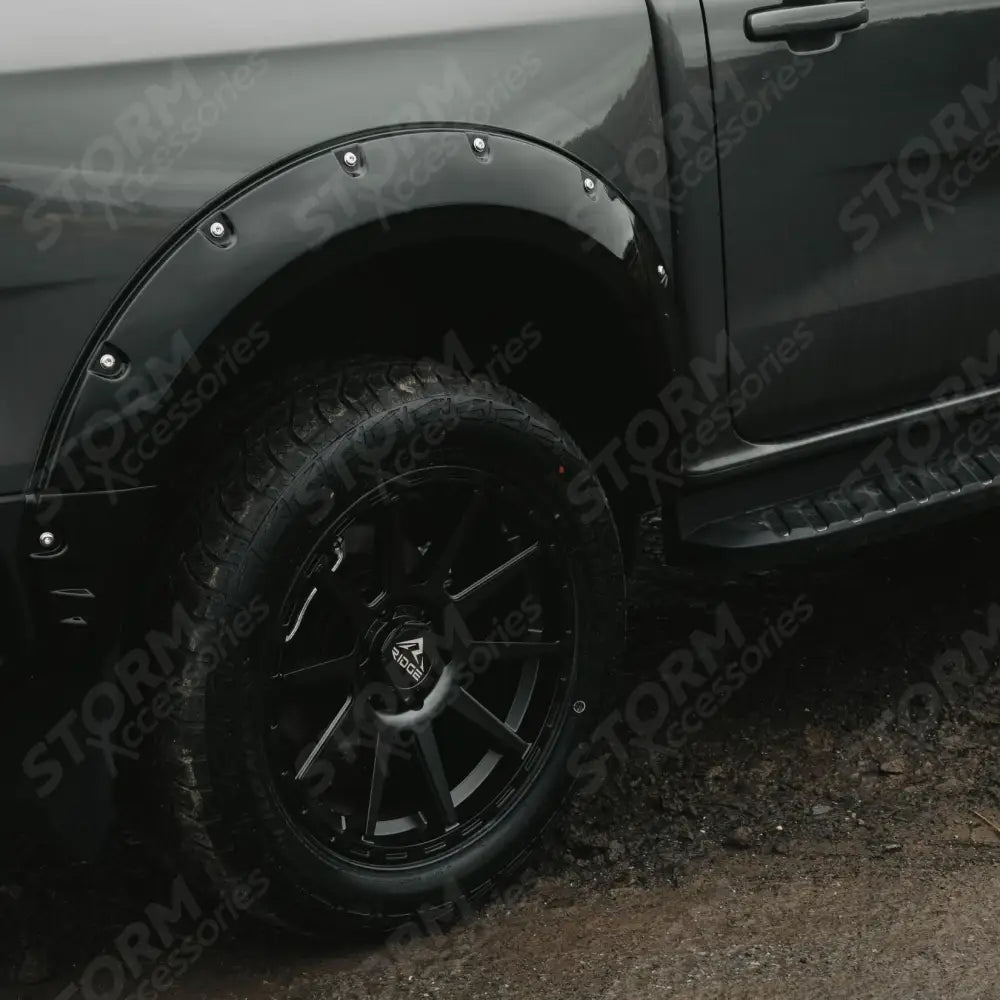 Extreme Wheel Arches In Gloss Black For Ford Ranger 2023 On