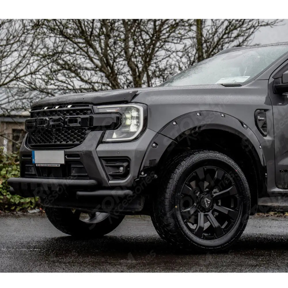 Extreme Wheel Arches In Gloss Black For Ford Ranger 2023 On