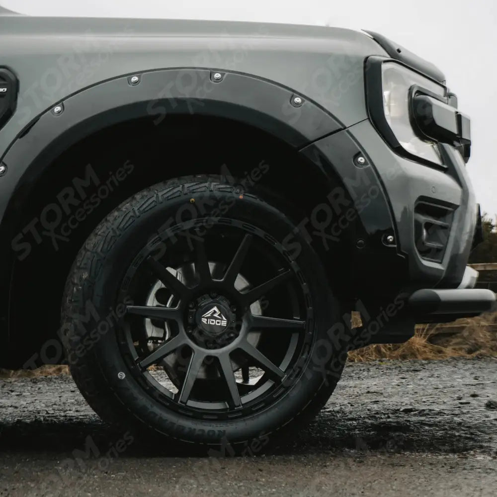 Extreme Wheel Arches In Gloss Black For Ford Ranger 2023 On