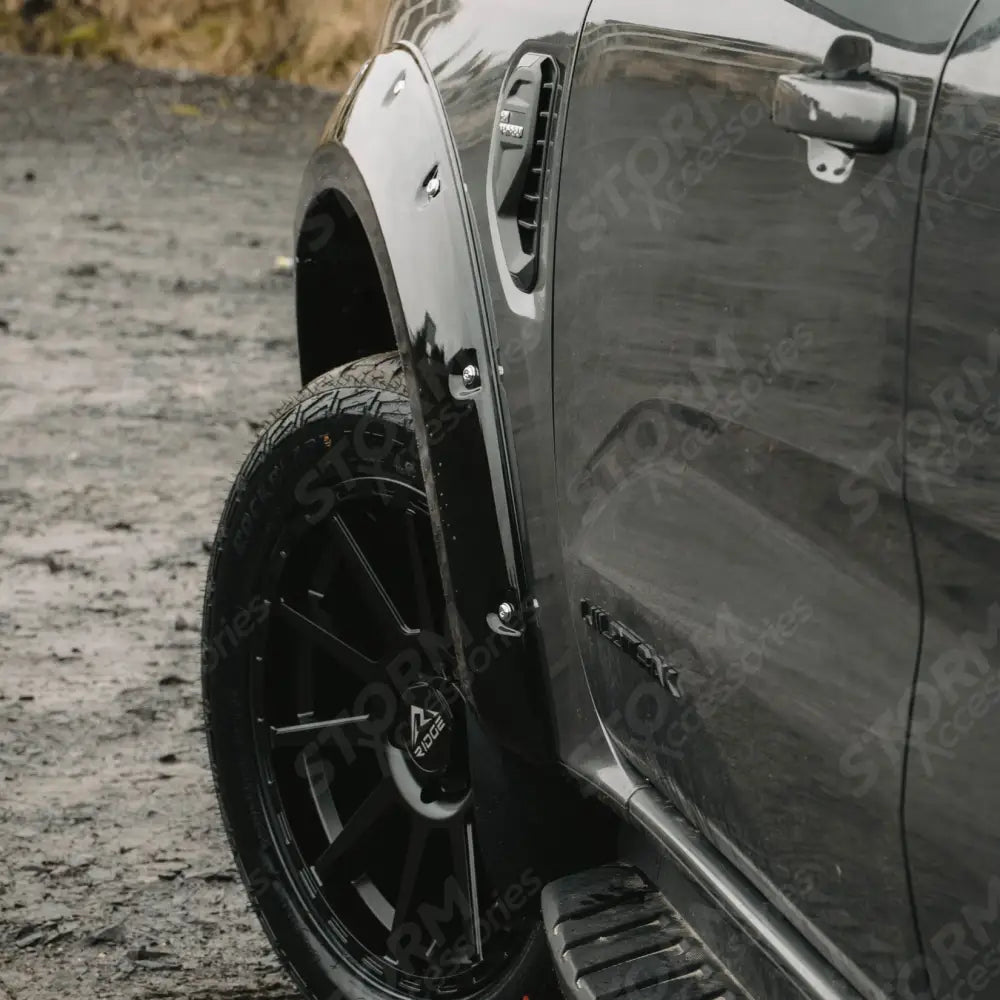 Extreme Wheel Arches In Gloss Black For Ford Ranger 2023 On