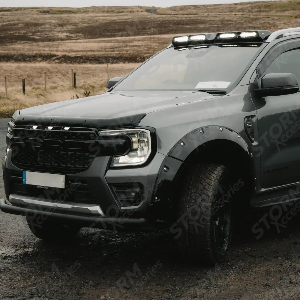 Extreme Wheel Arches In Gloss Black For Ford Ranger 2023 On