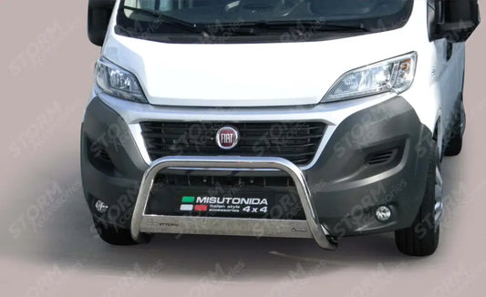 Fiat Ducato 2014 On Misutonida Front Stainless Steel A-Bar - 63MM
