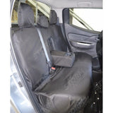 Fiat Fullback 2016 On Double Cab Rear Seat Covers - Black