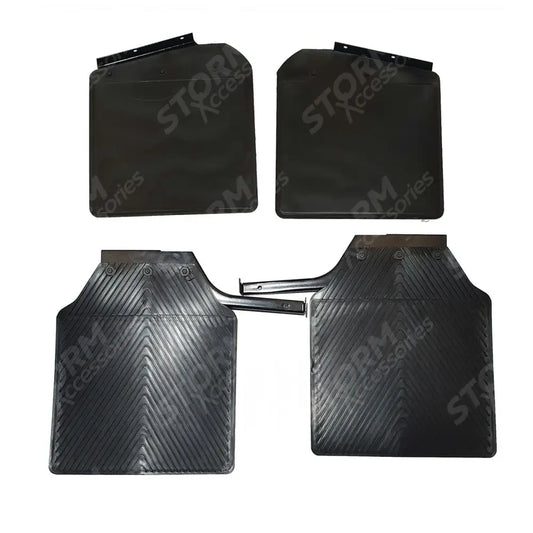 Flaps Black Set Of 4 For Land Rover Defender 110 STX Style Mud