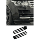 Fog Lamp Blade Cover In Gloss Black Pair For Range Rover Vogue 2018-2022