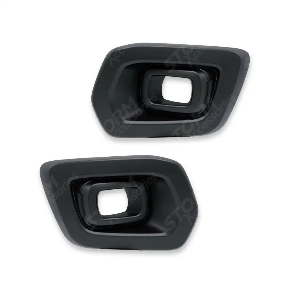 Fog Light Lamp Covers Pair Black For Ford Ranger T6 2019-2022