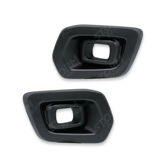 Fog Light Lamp Covers Pair Black For Ford Ranger T6 2019-2022