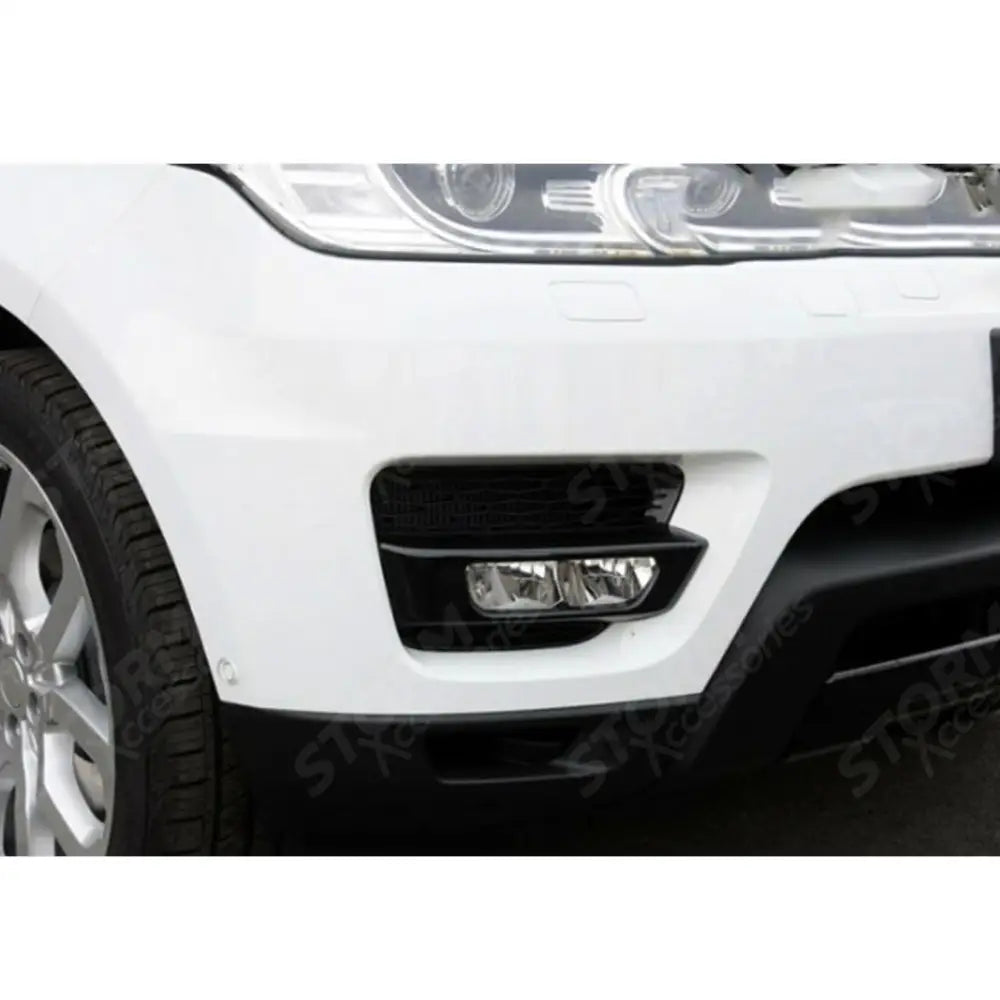 Fog Light Lamp Covers Set Gloss Black For Range Rover Sport 2014 - 2017 - L494