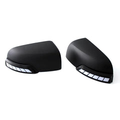 Ford Ranger 2012-2022 - Wing Mirror Covers Caps With Indicator Leds - Black - Pair