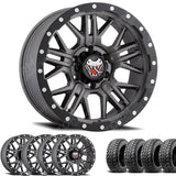 Ford Ranger 2012+ & 2023+ 18" Wheel & Tyre Package Mamba M25 With Radar MT Tyres