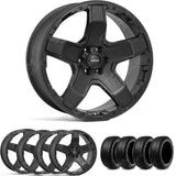 Ford Ranger 2012+ & 2023+ 20" Wheel & Tyre Package Veemann VX5 With Radar Tyres