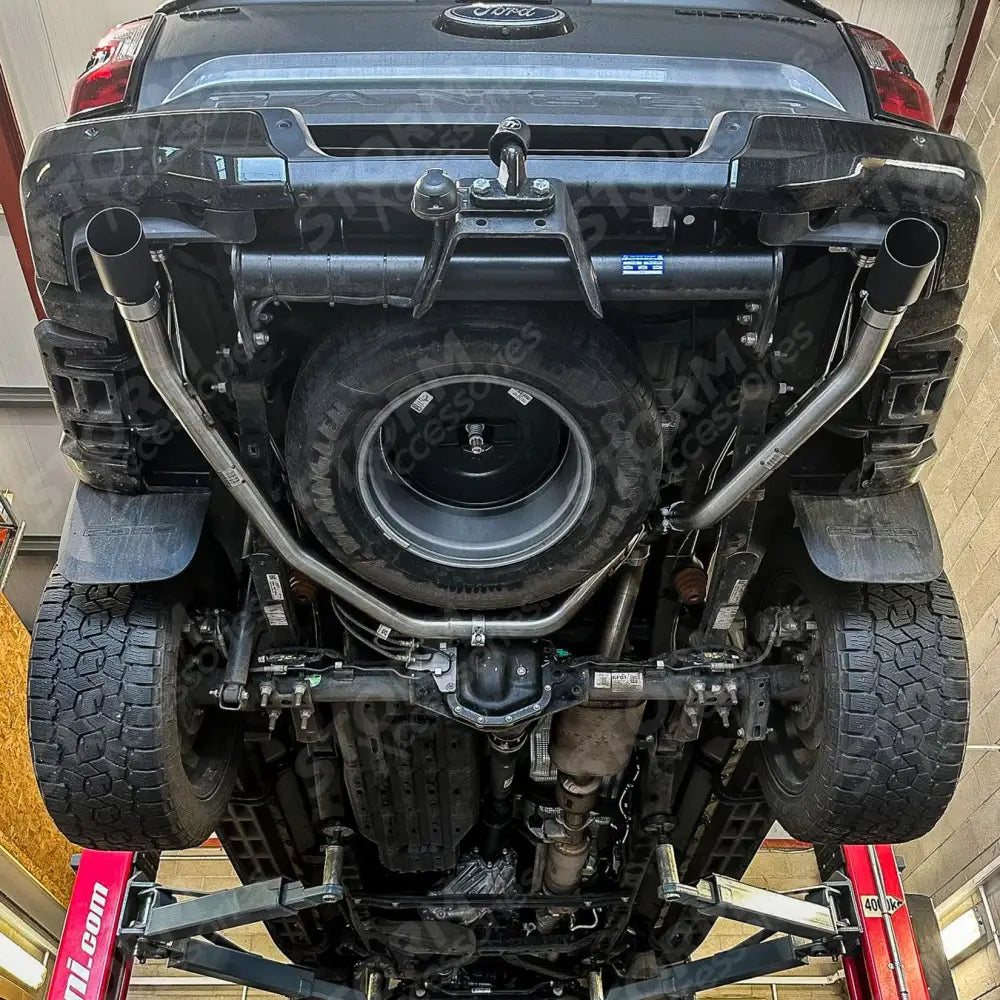 Ford Ranger 2022+ 2.0TDCI 205PS Milltek Sport Axle Back 'Raptor Look' Exhaust System
