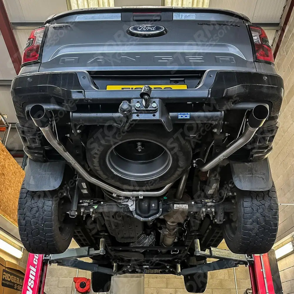 Ford Ranger 2022+ 2.0TDCI 205PS Milltek Sport Axle Back 'Raptor Look' Exhaust System