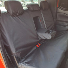 Ford Ranger 2023+ Double Cab Rear Seat Covers - Pair - Black