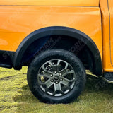 Ford Ranger 2023 On Double Cab EGR Wheel Arch Kit Smooth Matt Black Finish - 6 Pcs