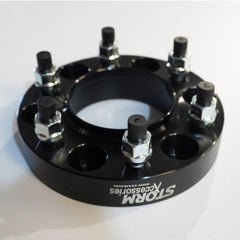 FORD RANGER 6X139.7 25MM WHEEL SPACERS WITH HUB CENTRIC- BLACK (OFF ROAD USE) - Storm Xccessories2