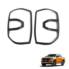 Ford Ranger & Raptor T9 2023 On - Stx Head Light & Tail Light Covers Pack In Gloss Black