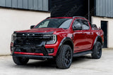 Ford Ranger Double Cab & Vw Amarok 2023 On - Egr Wind Deflectors External Fit - Dark Smoke