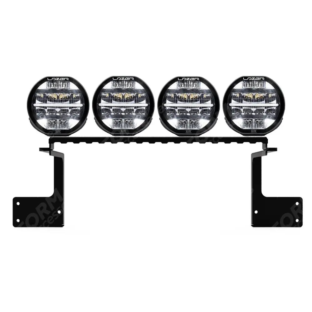 Ford Ranger Next Gen 2023+ Front Spotlight Mount Bracket Bar Black Choose Lazer Lamps