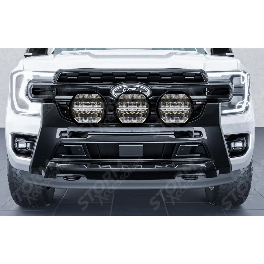 Ford Ranger Next Gen 2023+ Front Spotlight Mount Bracket Bar Black Choose Lazer Lamps